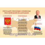 Стенд информационный "Государственные символы России"