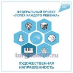 Табличка "Художественная направленность" (Успех каждого ребенка)