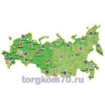Интерактивная звуковая карта "Города-герои" России с контражурной подсветкой и фигурками национальностей