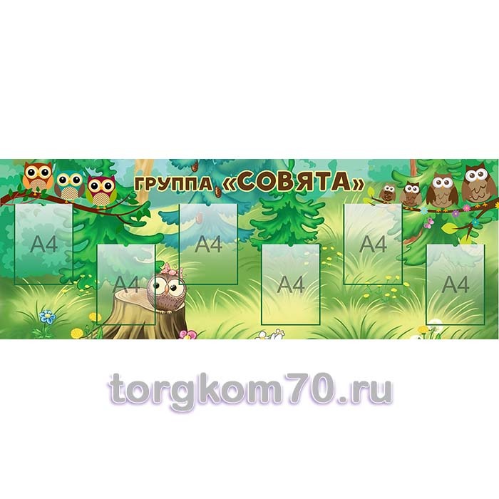 acee7f843dba11ee91a58af3fd022432_fe6967bc60f011ee8bd08af3fd022432 Стенд для группы «Совята» — изображение 1