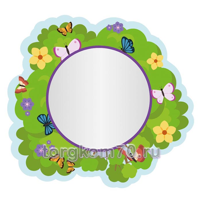 cd4c004c9b3511ef9b7a8af3fd022432_e76912b29b3511ef9b7a8af3fd022432 Стенд с зеркалом "Волшебство бабочек и цветов" — изображение 1