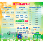 Стенд “Я выбираю 5” 110*120