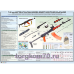Стенд "Автомат АКМС" 840х600 мм