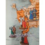 Карта России, интерьерная, с народностями — изображение 6