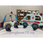 Фигура двухсторонняя на колесиках "Машина скорой помощи" — изображение 3